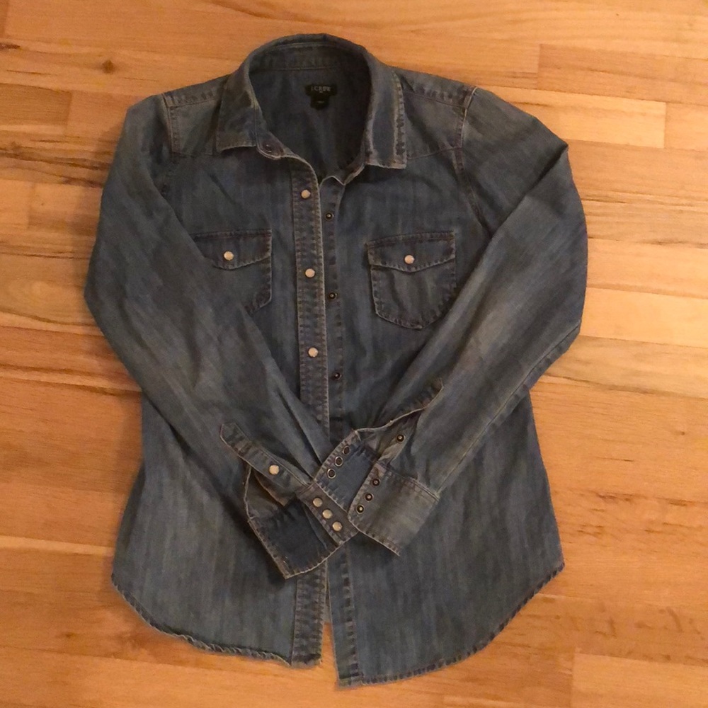 J Crew chambray button down